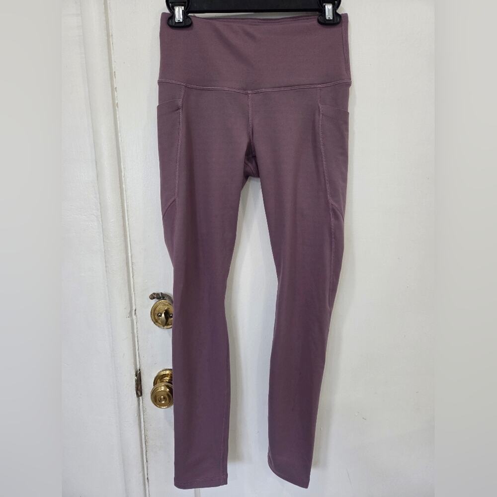 Hypertek Comfytek Purple Lavendar High-Waisted Leggings Small